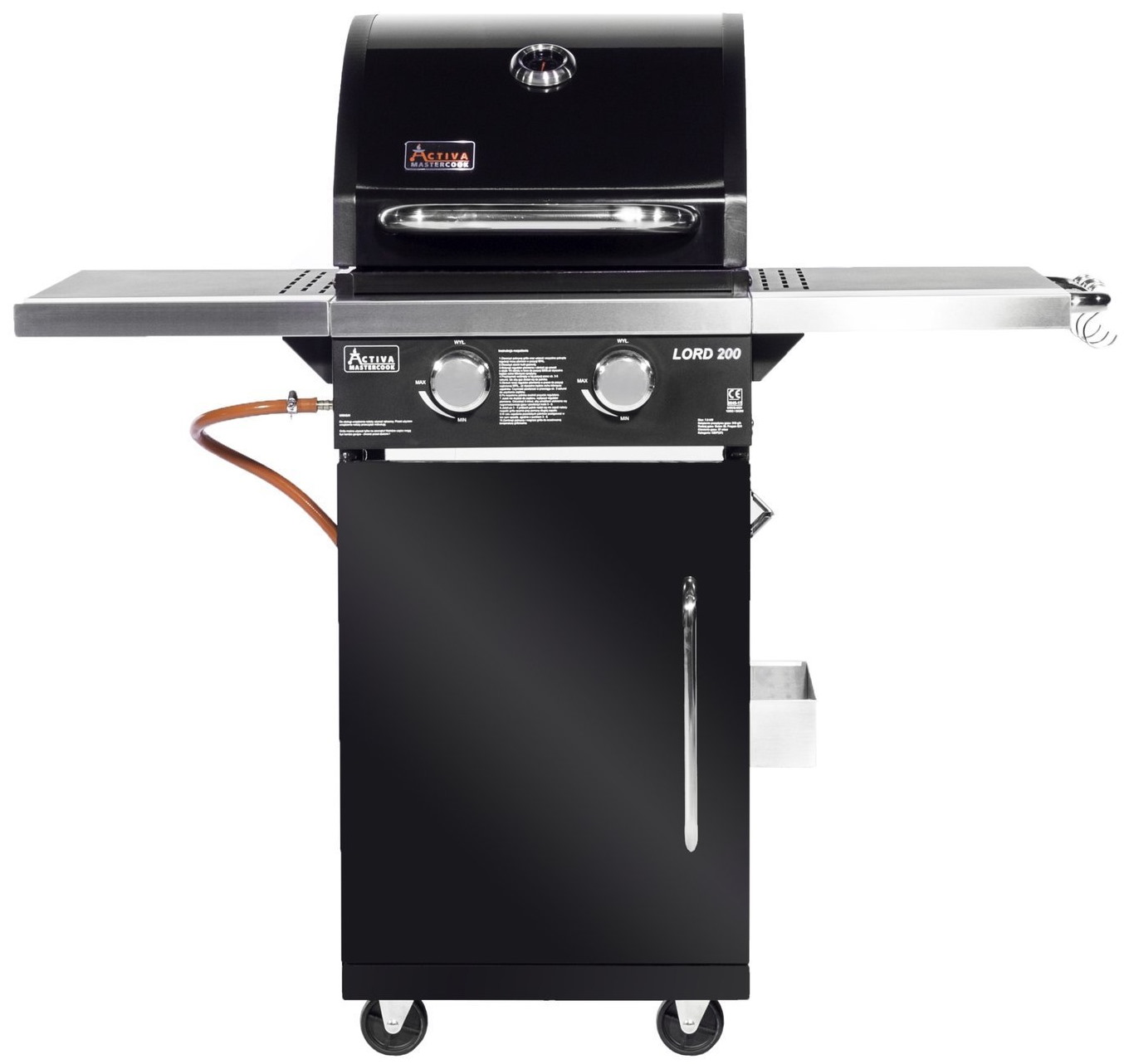 

Activa Gazowy Nebraska 8,4 + 2,8 Kw Czarny 52X38Cm
