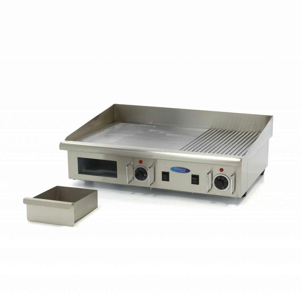 

Płyta Grillowa Maxima Elektryczna Mgrill Big 1/2 Ryflowana Maxima 09300080 09300080