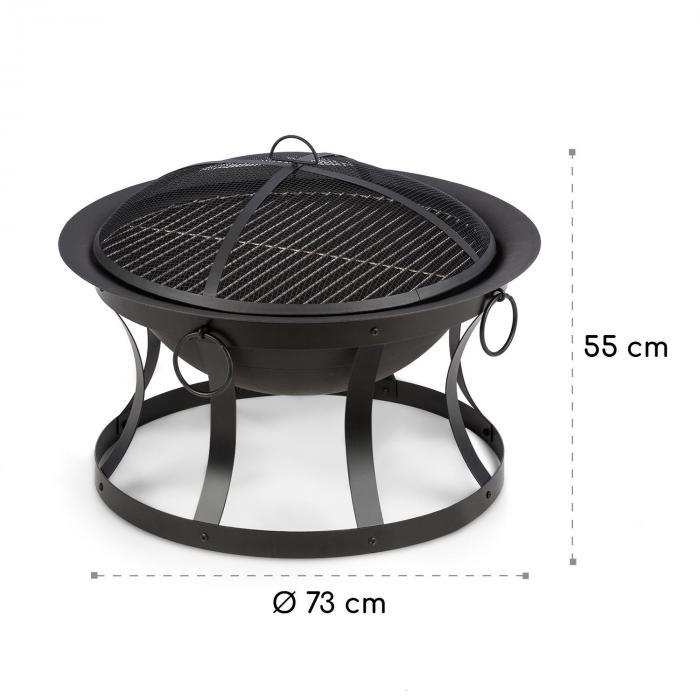 

Blumfeldt Wood Stock Misa Paleniskowa Grill-Barbecue 56Cm Czarna