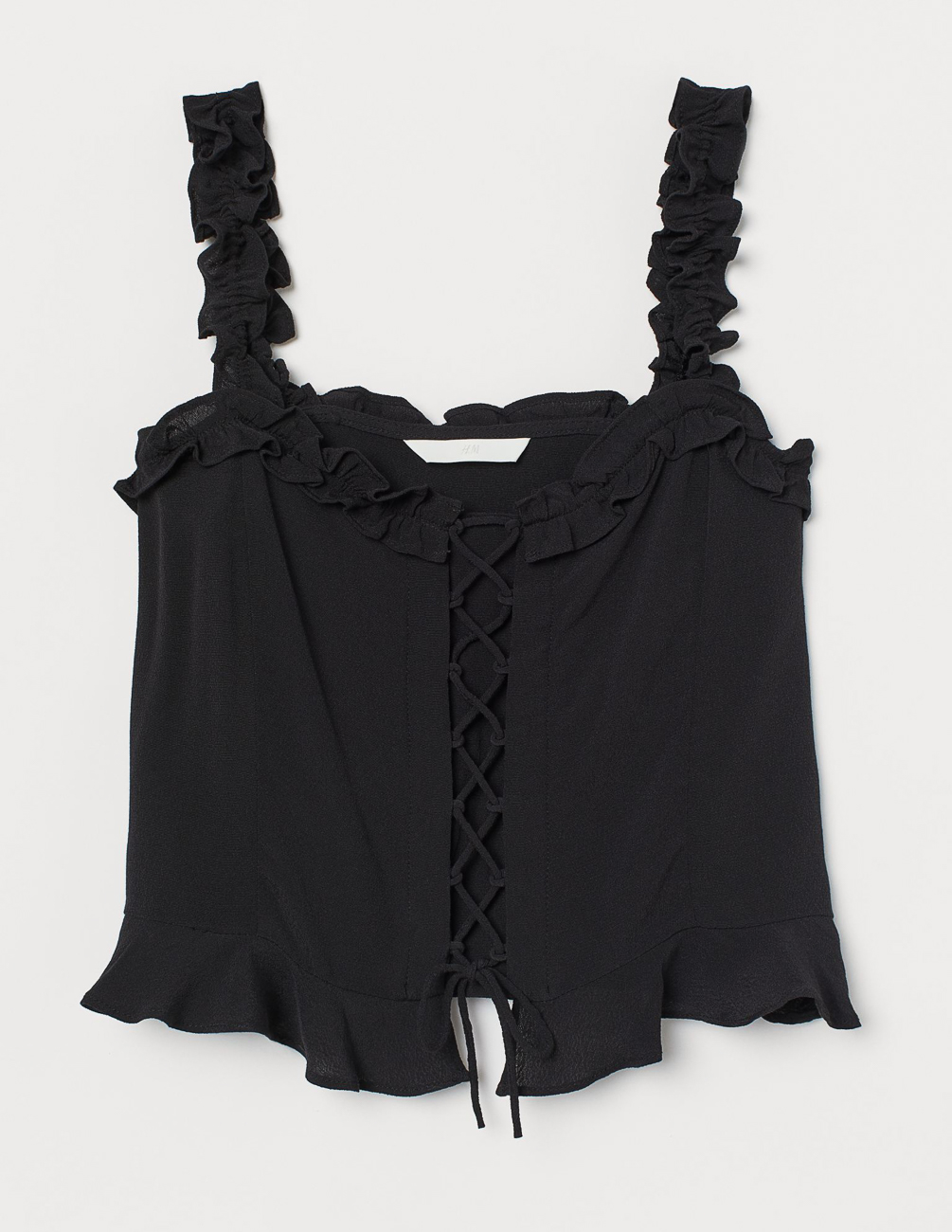 

Майка H&M Ж1065431 цвет черный XS