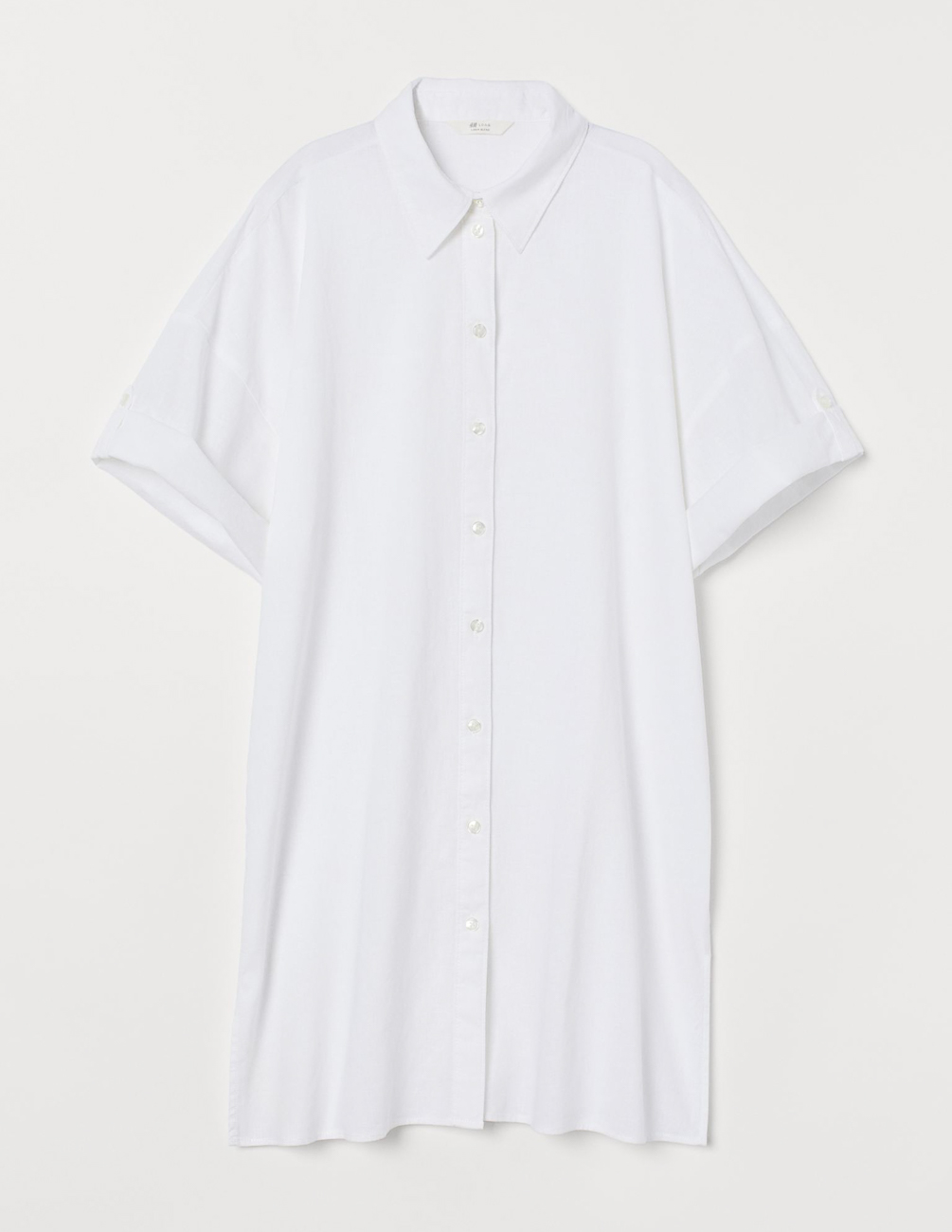 

Рубашка H&M Ж1065377 цвет белый XL
