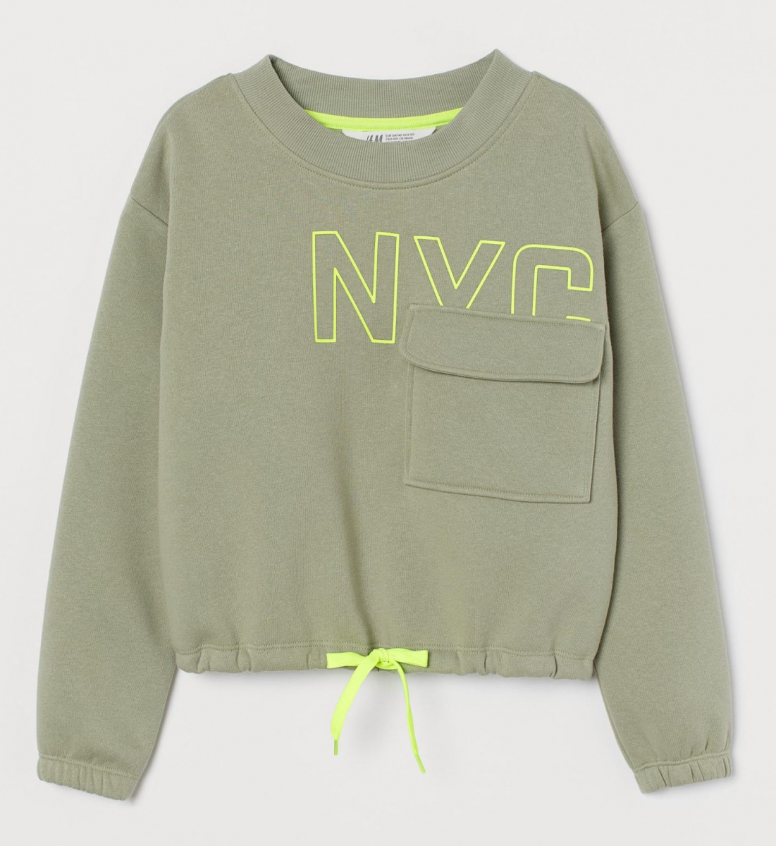 

Свитшот H&M 0805711008 170 СМ Зелёный 64893
