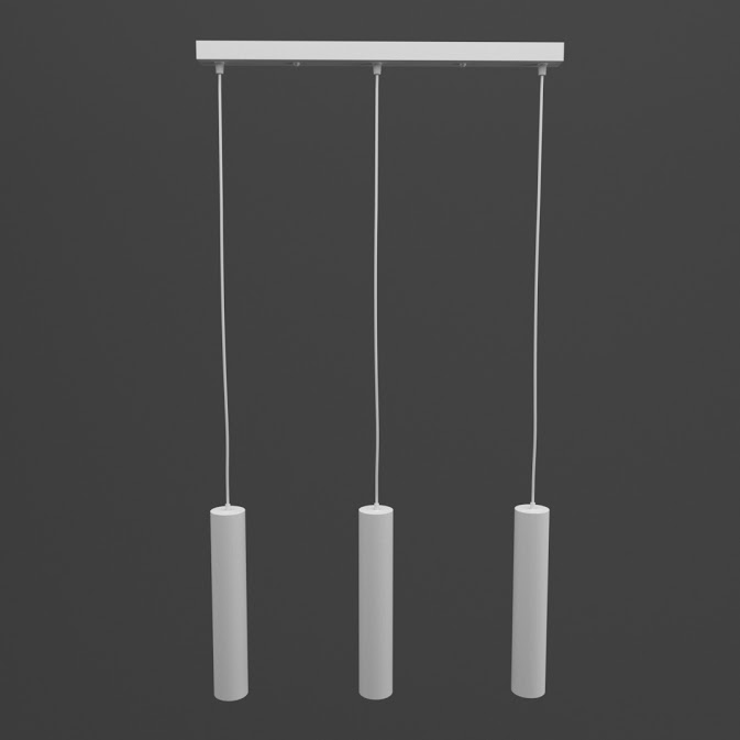 

Люстра Tubo 3L white ТМ MebelLoft 3xGU10 в стиле Лофт белый мат