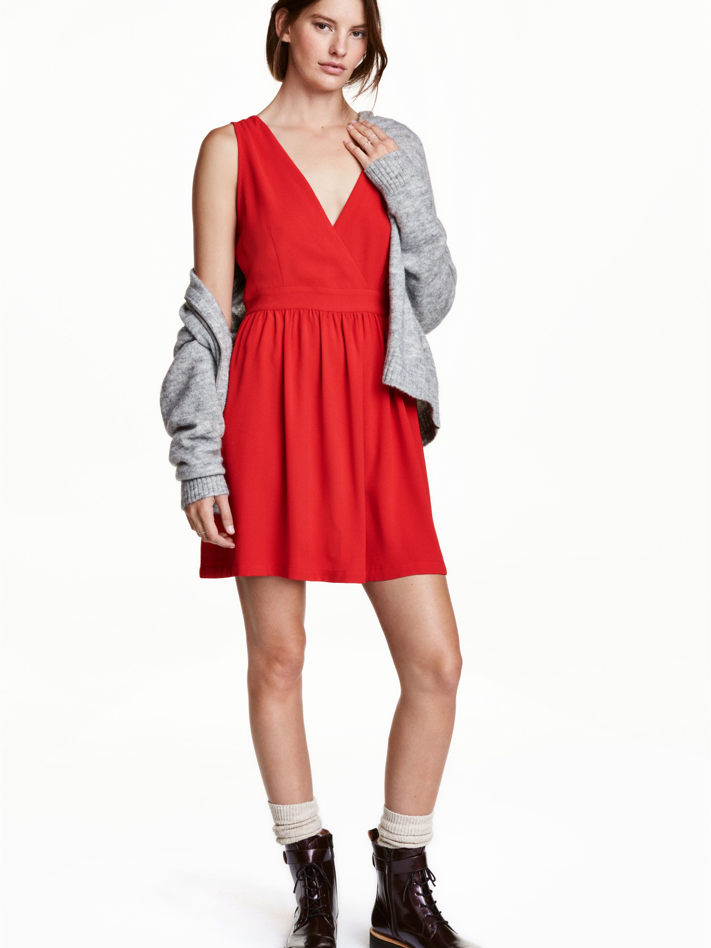 

Платье H&M 4706544-ACVF 44 Красное