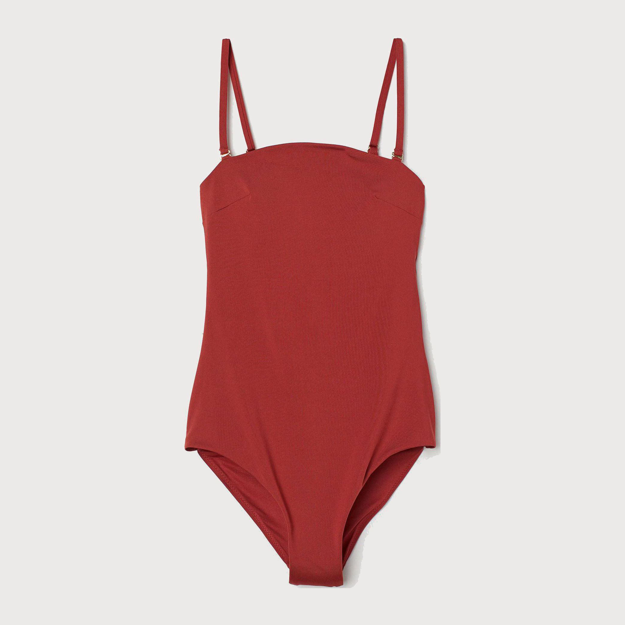 

Купальник слитный женский H&M 6994269-ACVB 44 Кирпичный
