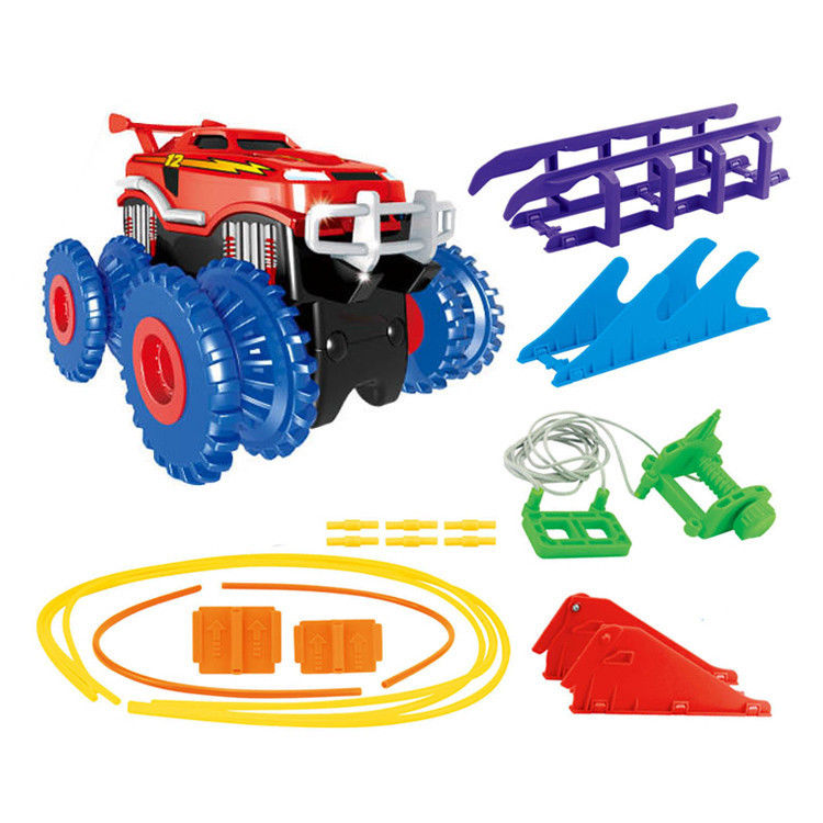 

Игровой набор SUNROZ Trix Trux Monster Truk Канатный детский трек монстр-траки