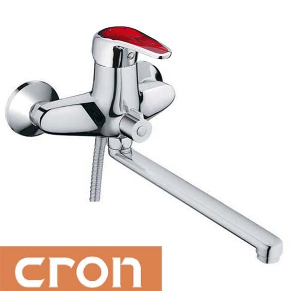 

Смеситель для ванны Cron Magic Red длинный нос (Chr-006)