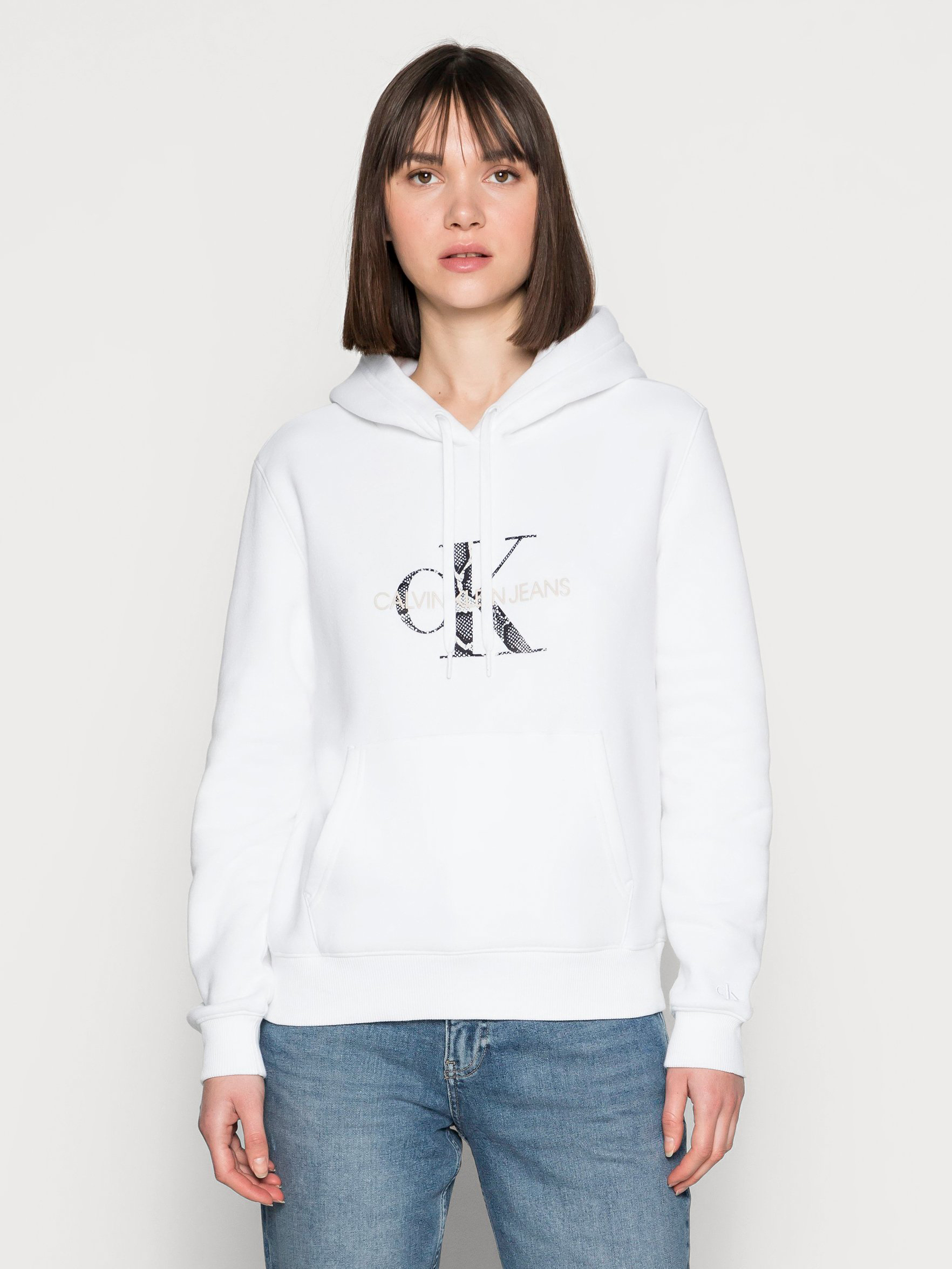 

Худи Calvin Klein Jeans Reptile Monogram Hoodie J20J216236-YAF L White