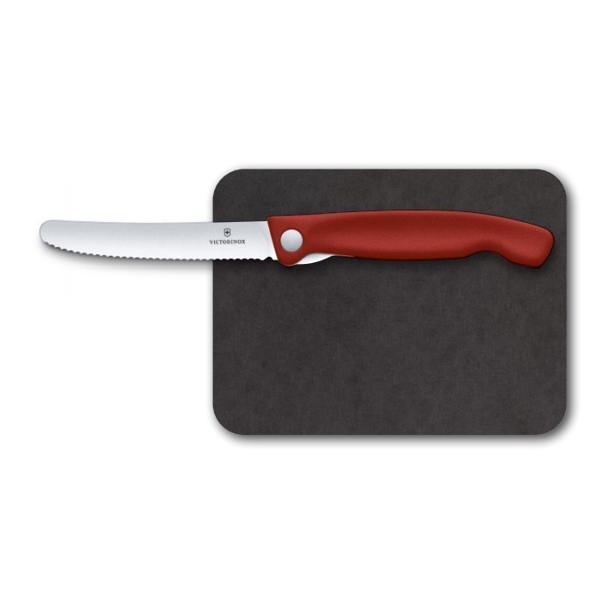 

Набор "Victorinox"с SwissClassic Cutting Board Set складной кухонный нож и компактная разделочная доска (красный)