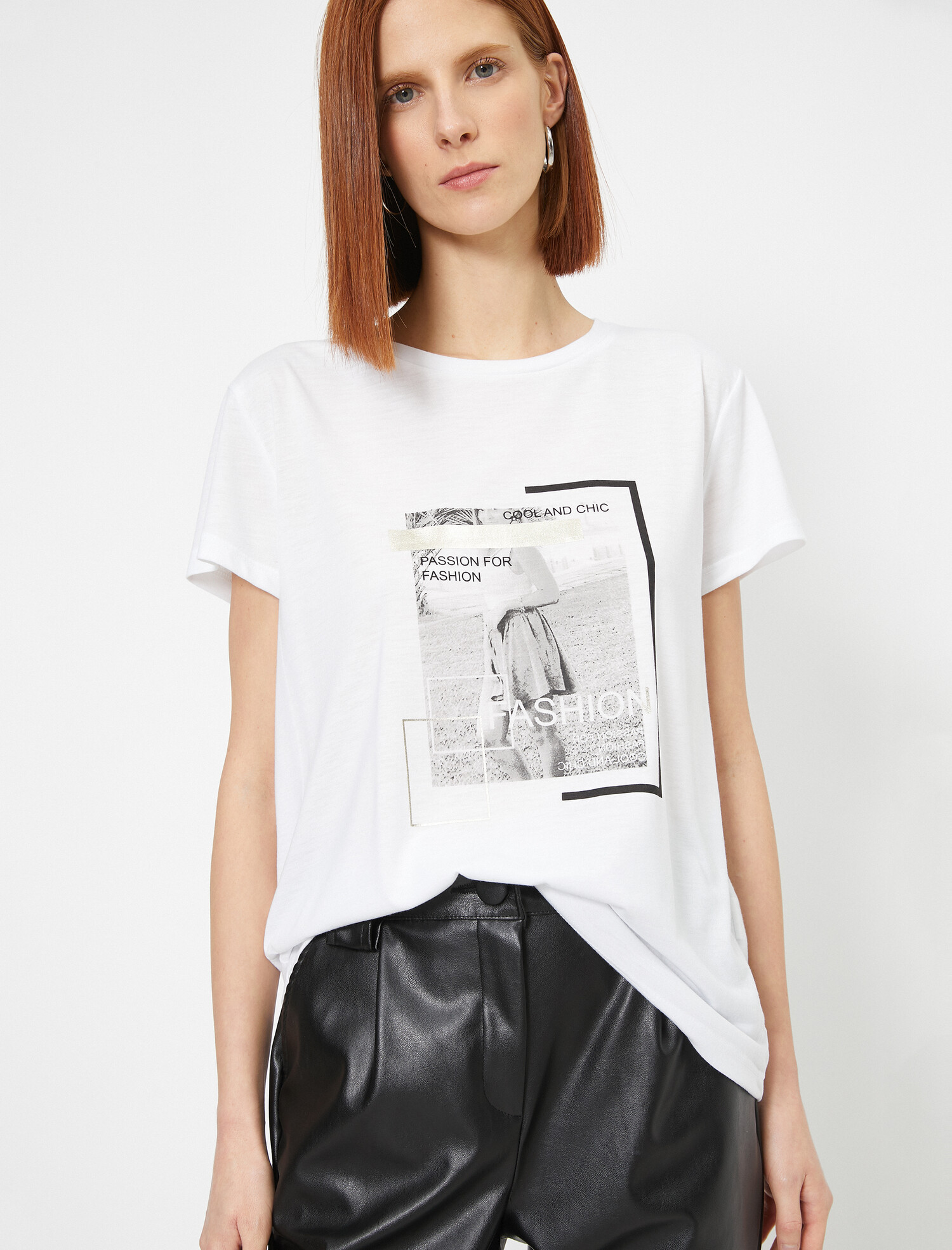 

Футболка Koton 0YAK13880EK-001  Off White, Футболка Koton 0YAK13880EK-001 S Off White