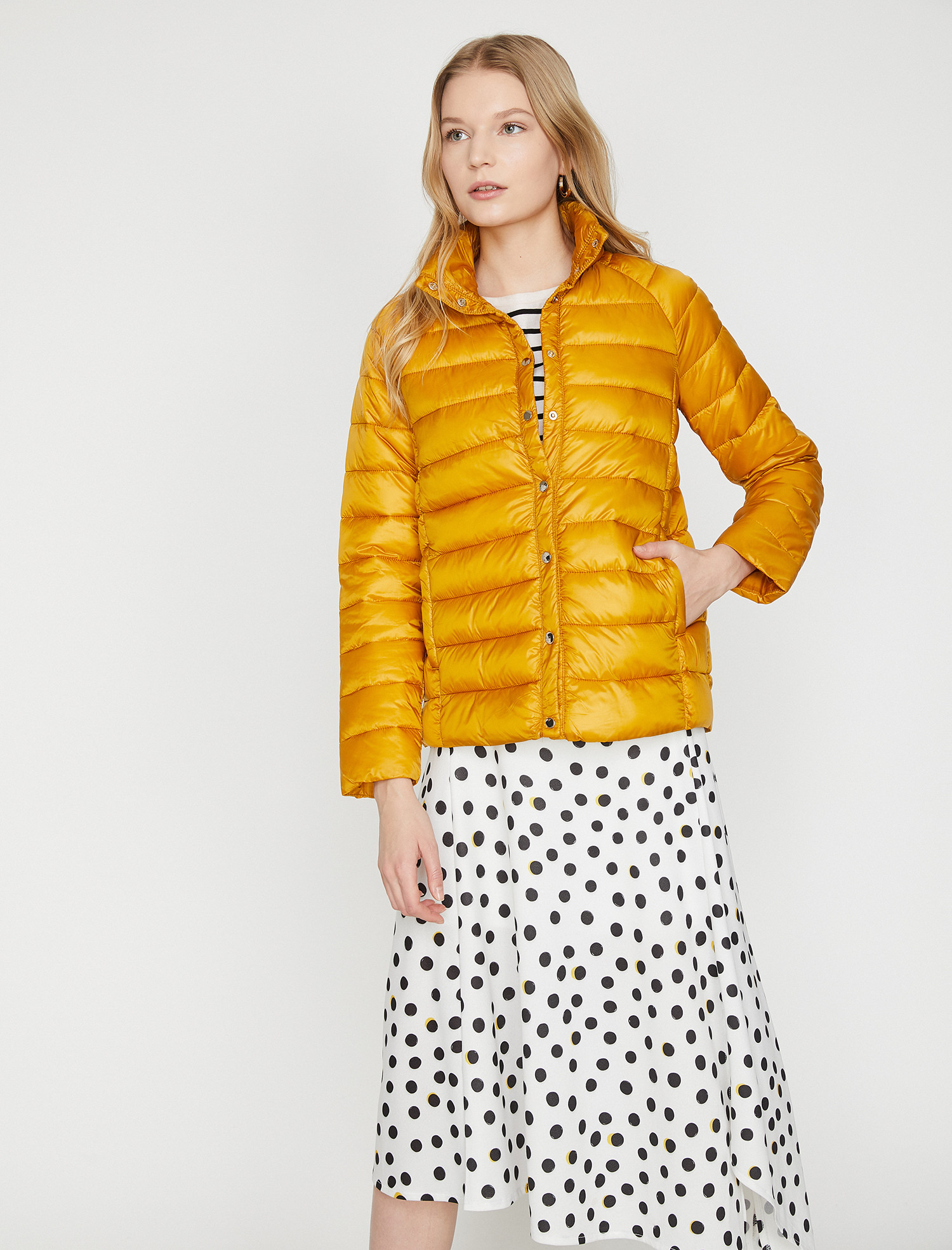 

Куртка Koton 9YAK23654OW-994  Mustard, Куртка Koton 9YAK23654OW-994 36 Mustard