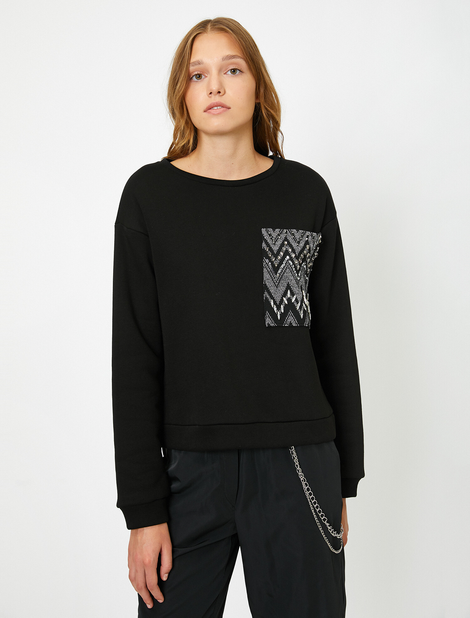 

Свитшот Koton 0KAK13905EK-999 XL Black