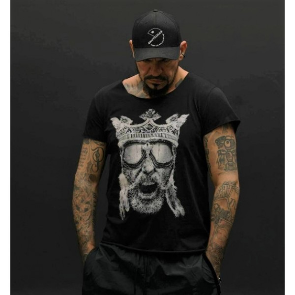 

Футболка Brutalman черная с принтом Корона (2XL Корона )