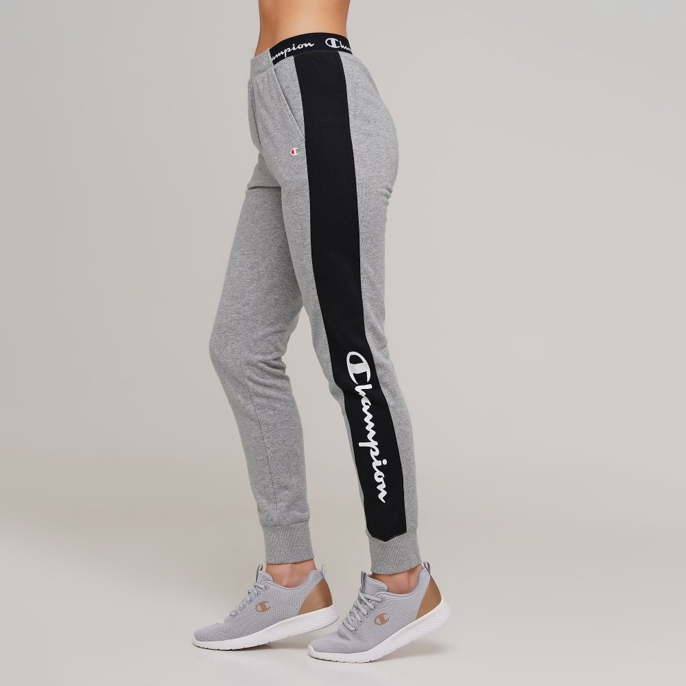 

Женские спортивные штаны Champion Rib Cuff Pants Серый 40 (cha114022-OXGM/NBK)
