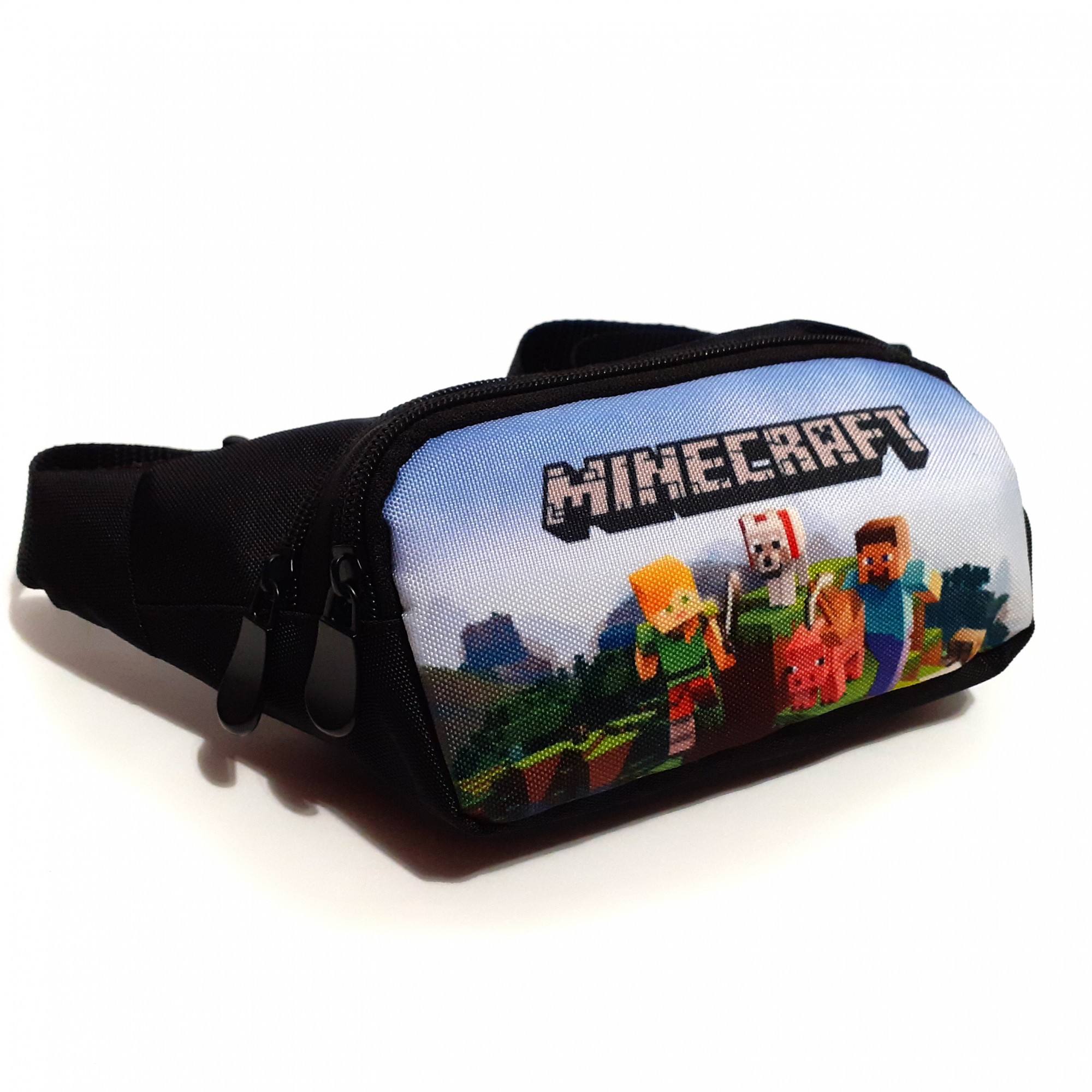 

Детская сумка на пояс бананка Minecraft