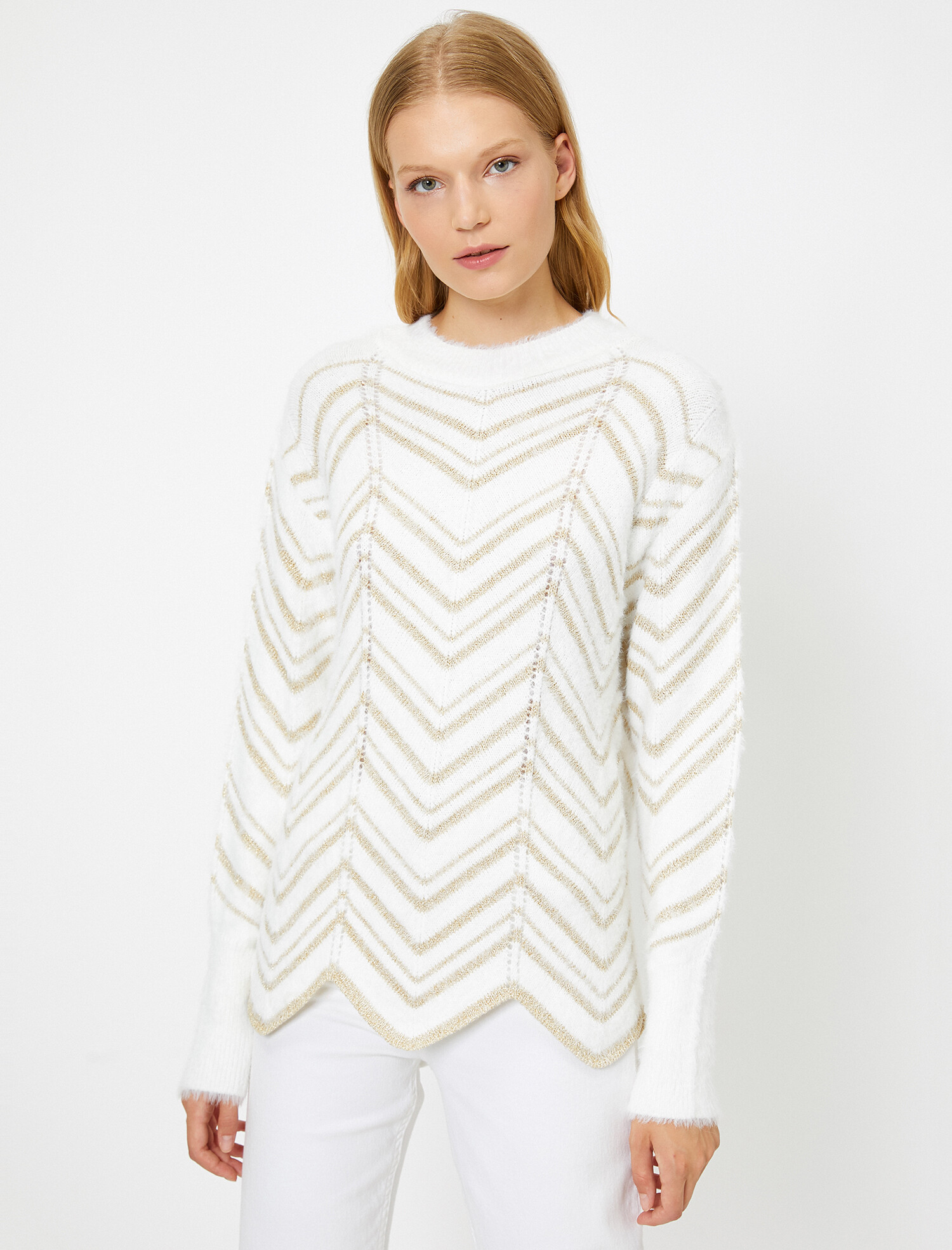 

Джемпер Koton 0KAK92354HT-001 XXL Off White