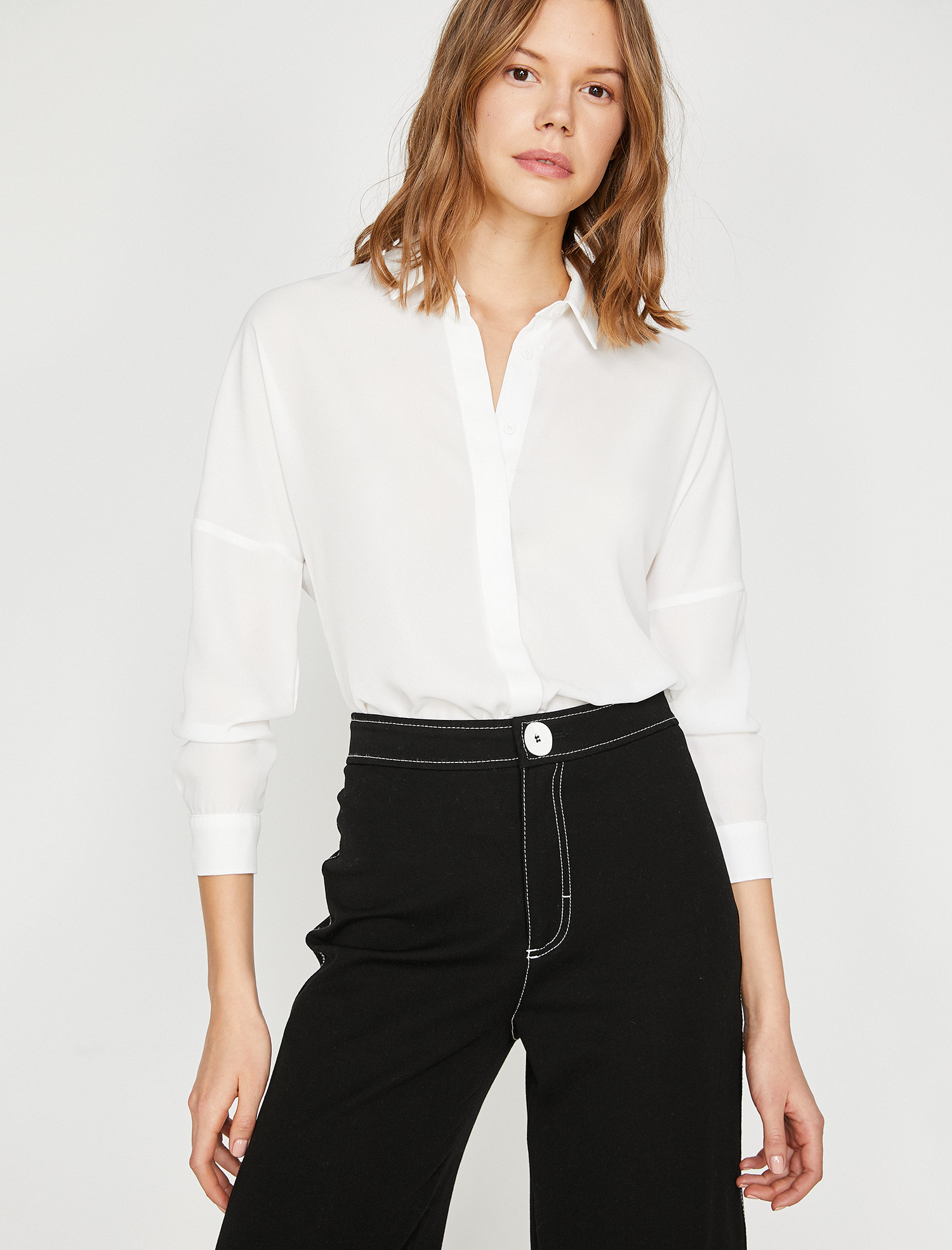 

Рубашка Koton 9YAK68848PW-001 40 Off White