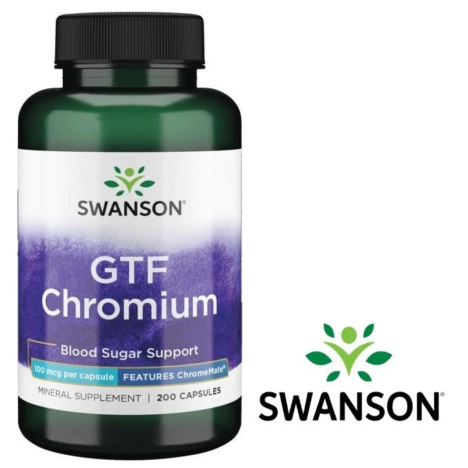 

Хром Swanson GTF Chromium 100 мкг 200 капсул 1546