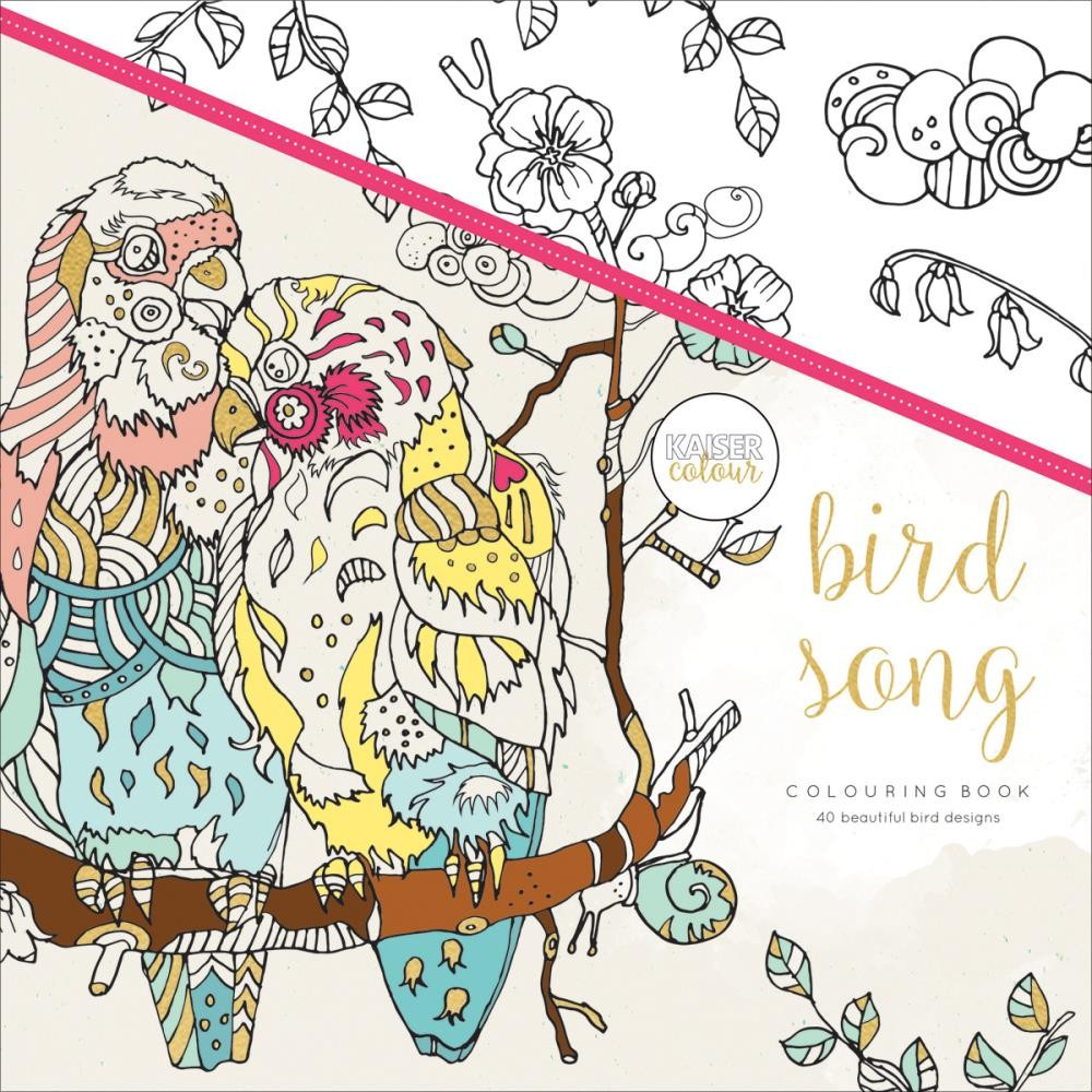 

Раскраска KaiserColour Perfect Bound Coloring Book 20х20см - Bird Song