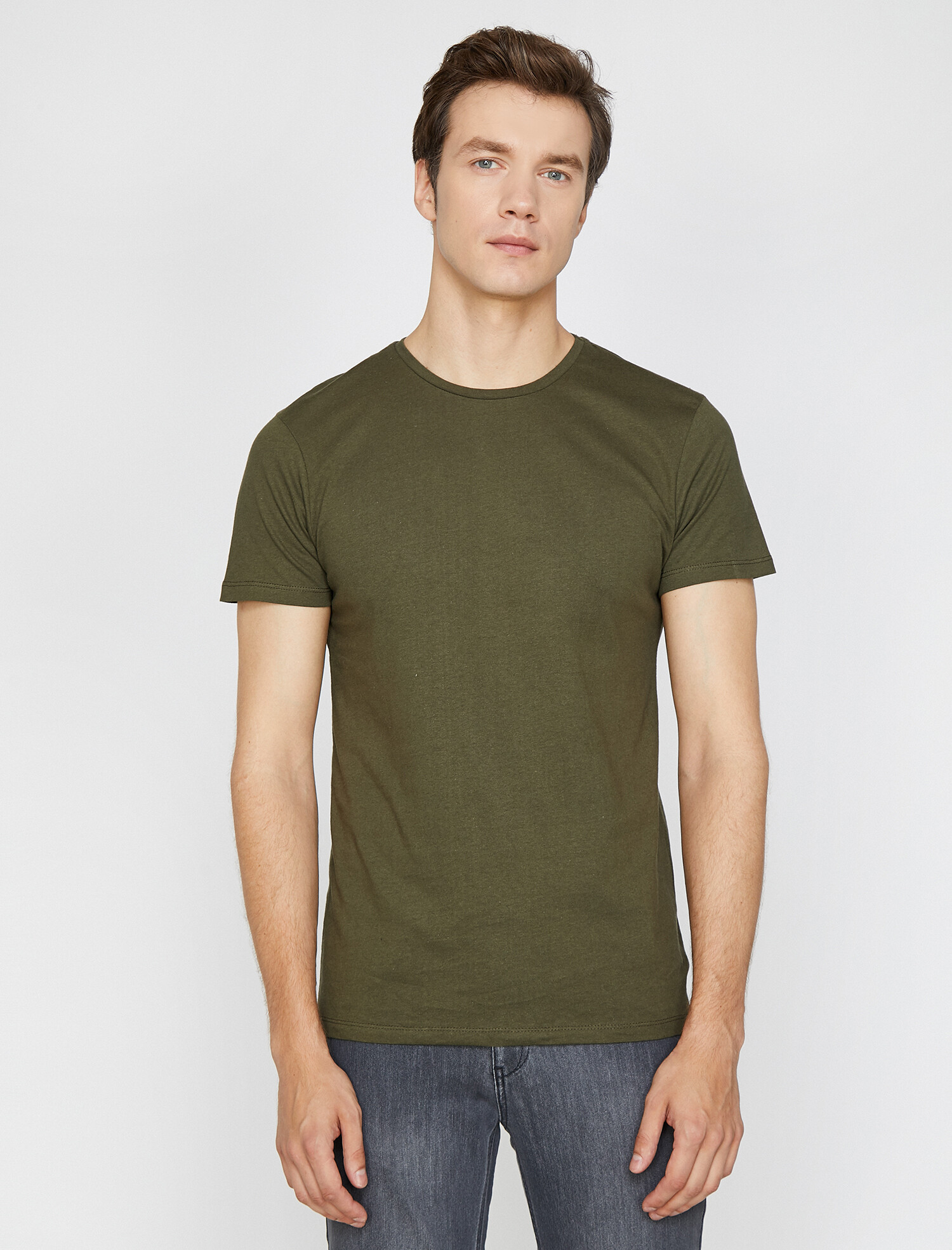 

Футболка Koton 0KAM12136LK XS Khaki