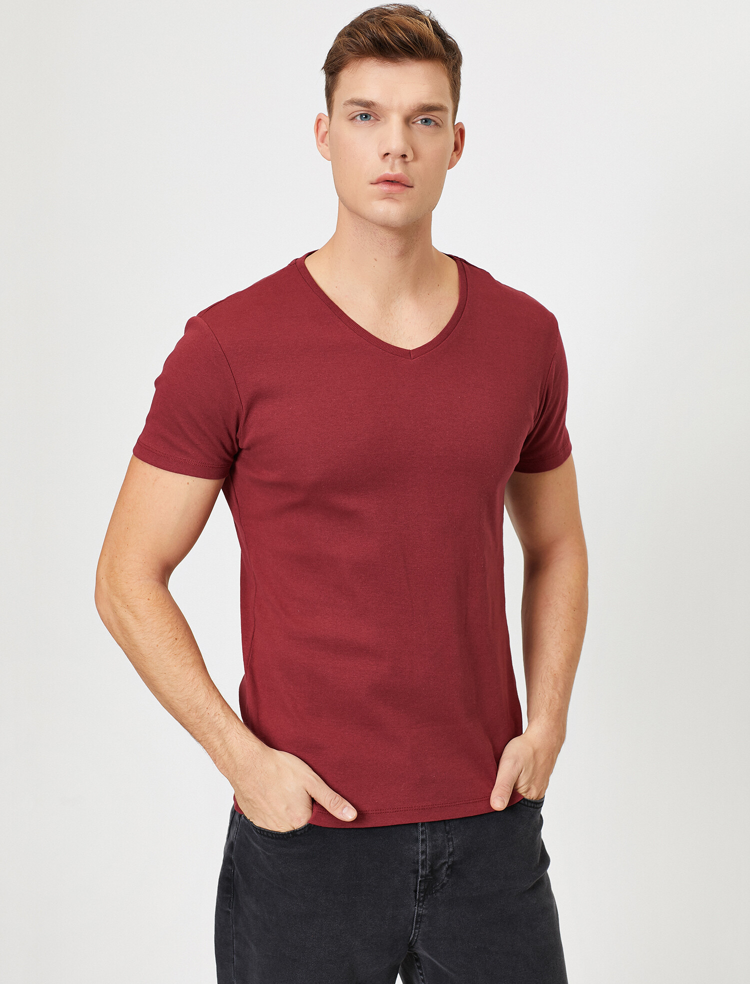 

Футболка Koton 0KAM12139LK XL Bordeux