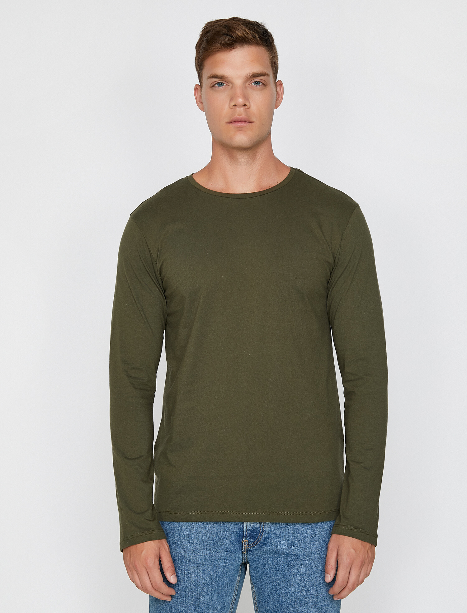

Лонгслив Koton 0KAM12190LK  Khaki, Лонгслив Koton 0KAM12190LK XS Khaki