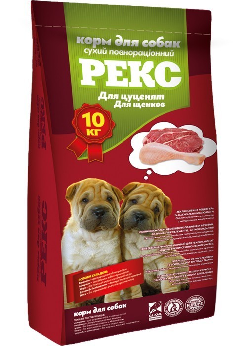 

Сухой корм для щенков РЕКС OL.KAR 10 кг 18319