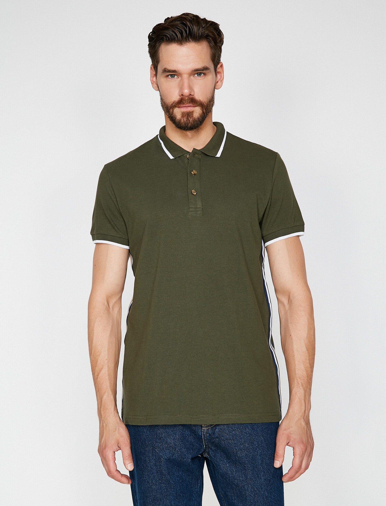 

Поло Koton 9YAM11194LK XL Khaki
