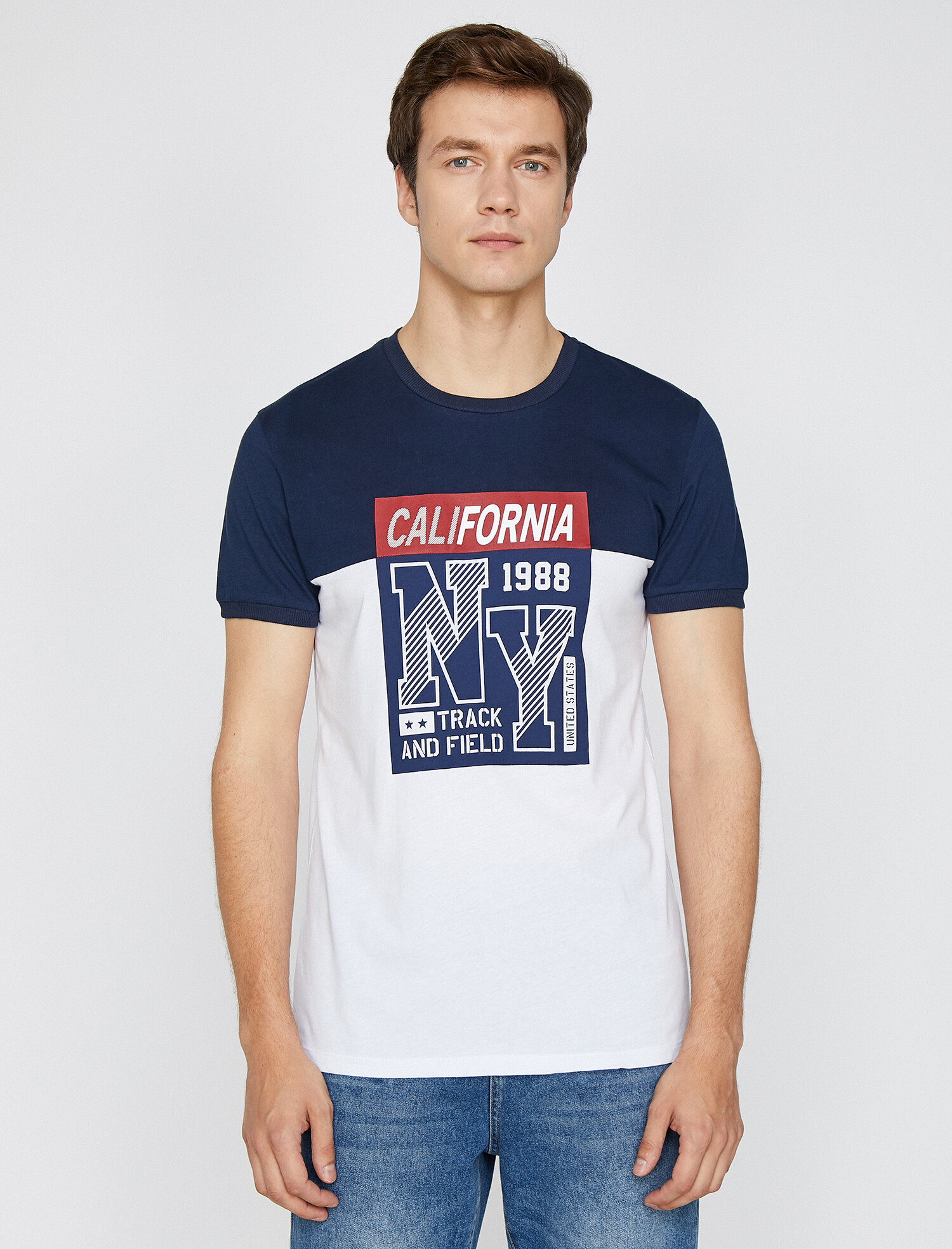 

Футболка Koton 0KAM14090OK XL White design