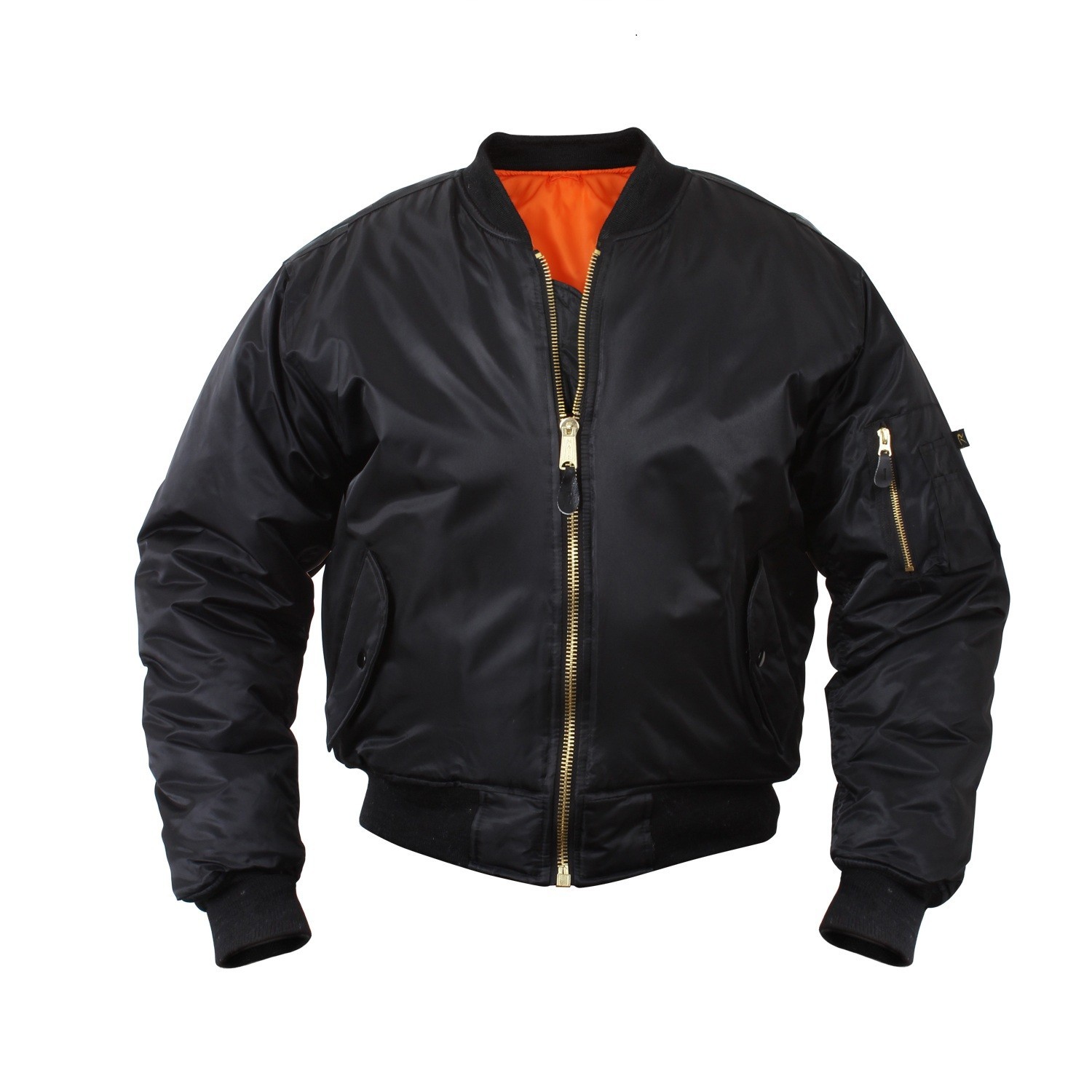 

Куртка бомбер Rothco MA1 Flight Jacket  черный, Куртка бомбер Rothco MA1 Flight Jacket 4XL черный