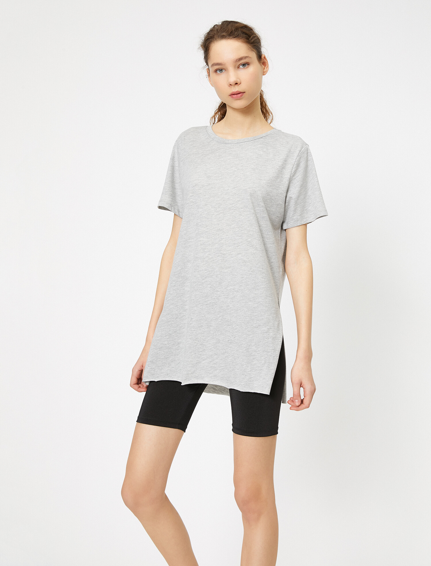 

Футболка Koton 0YAL18655OK-027  Grey, Футболка Koton 0YAL18655OK-027 XS Grey