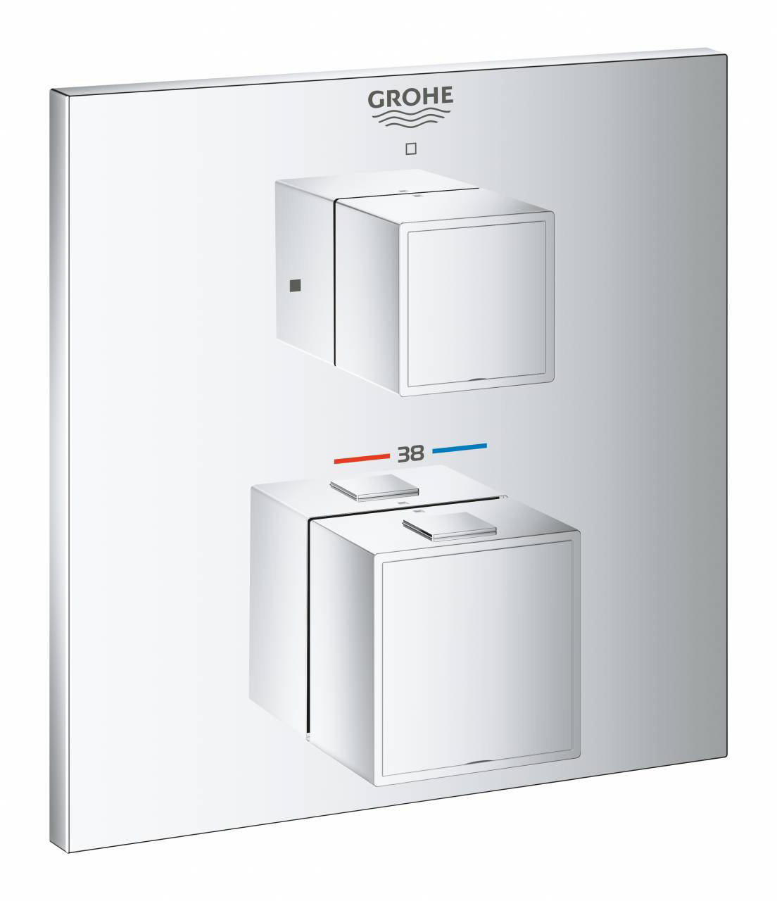 

Верхняя часть термостатического смесителя для душа GROHE Grohtherm Cube 24153000
