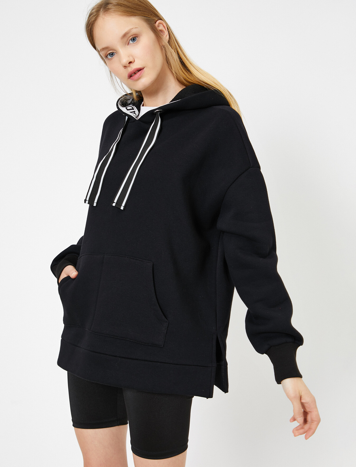 

Худи Koton 0YAL68013OK-999 XS Black