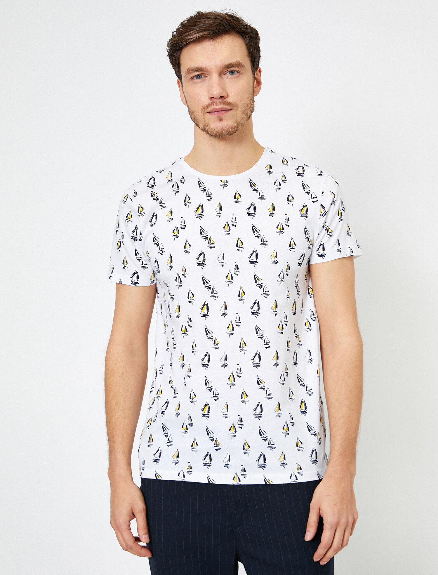 

Футболка Koton 0YAM14131OK XL White design