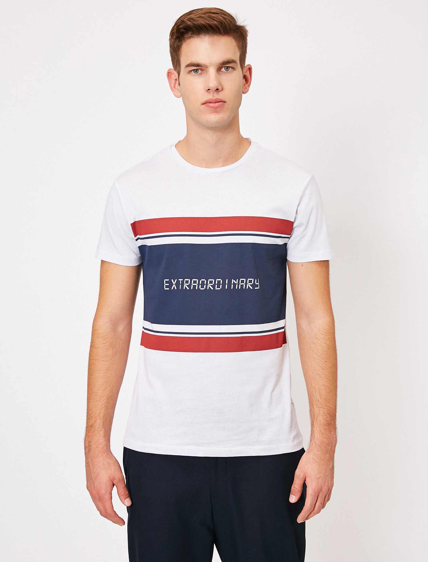 

Футболка Koton 0YAM14788OK XL White