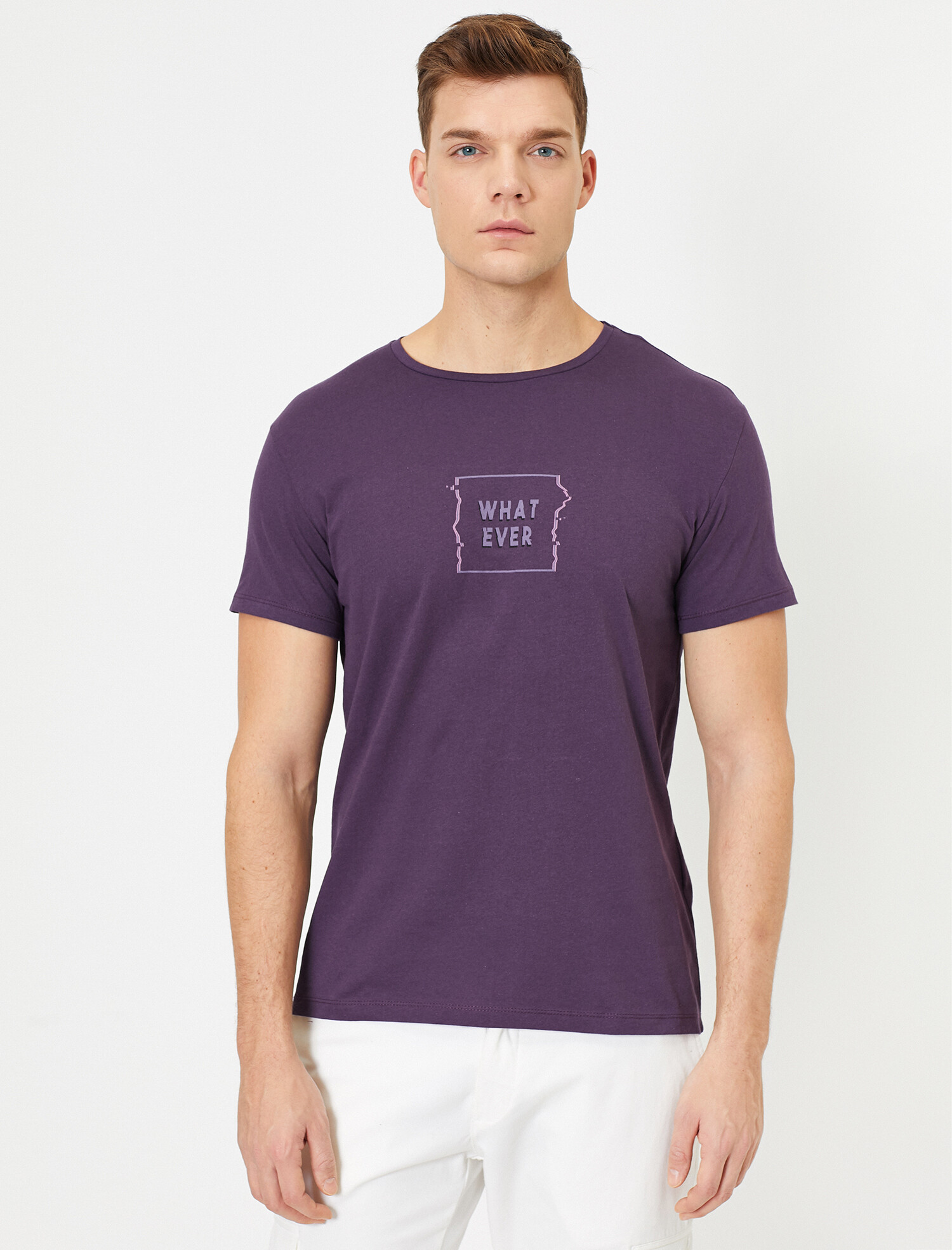 

Футболка Koton 0YAM11954MK S Purple
