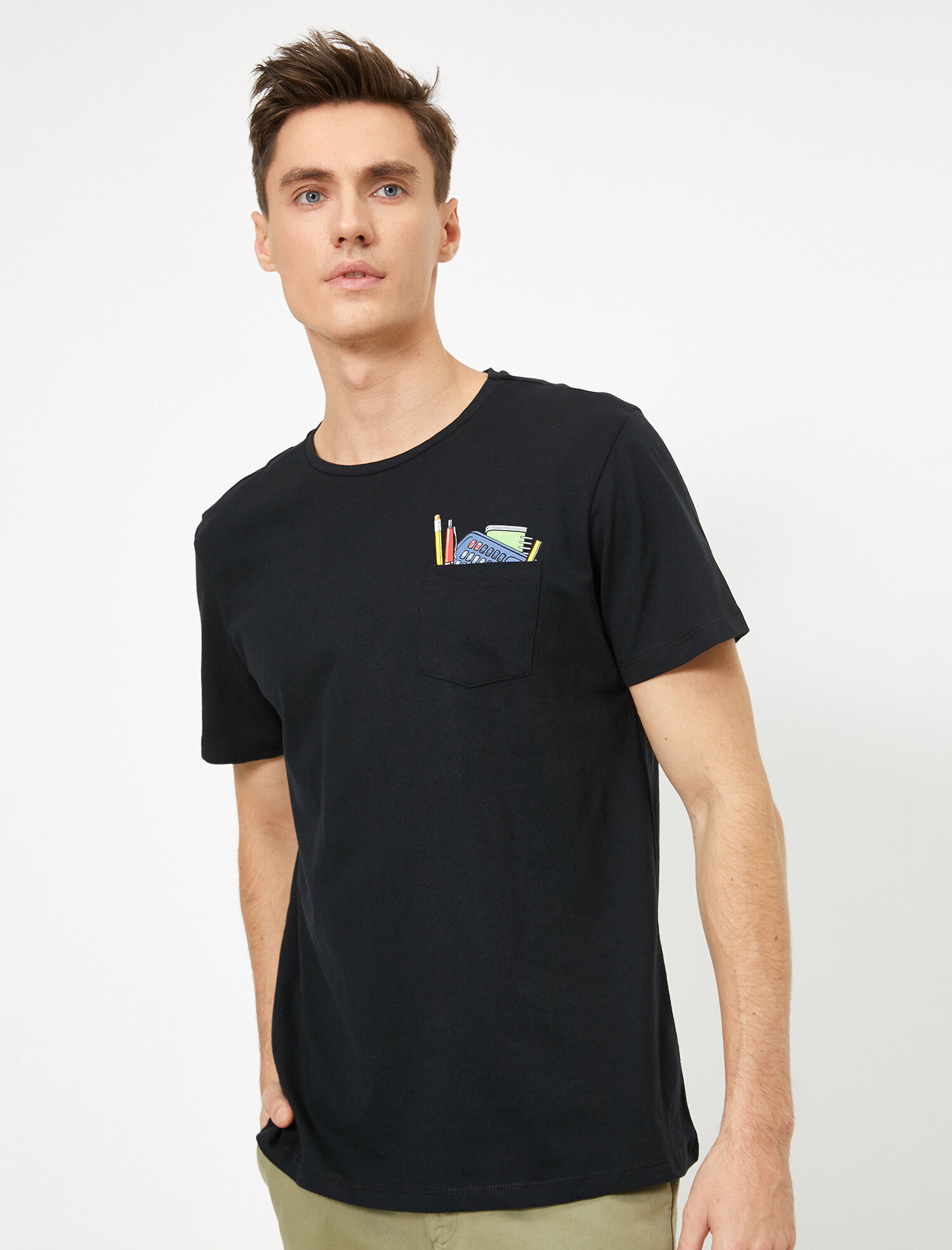 

Футболка Koton 0YAM14575OK S Black