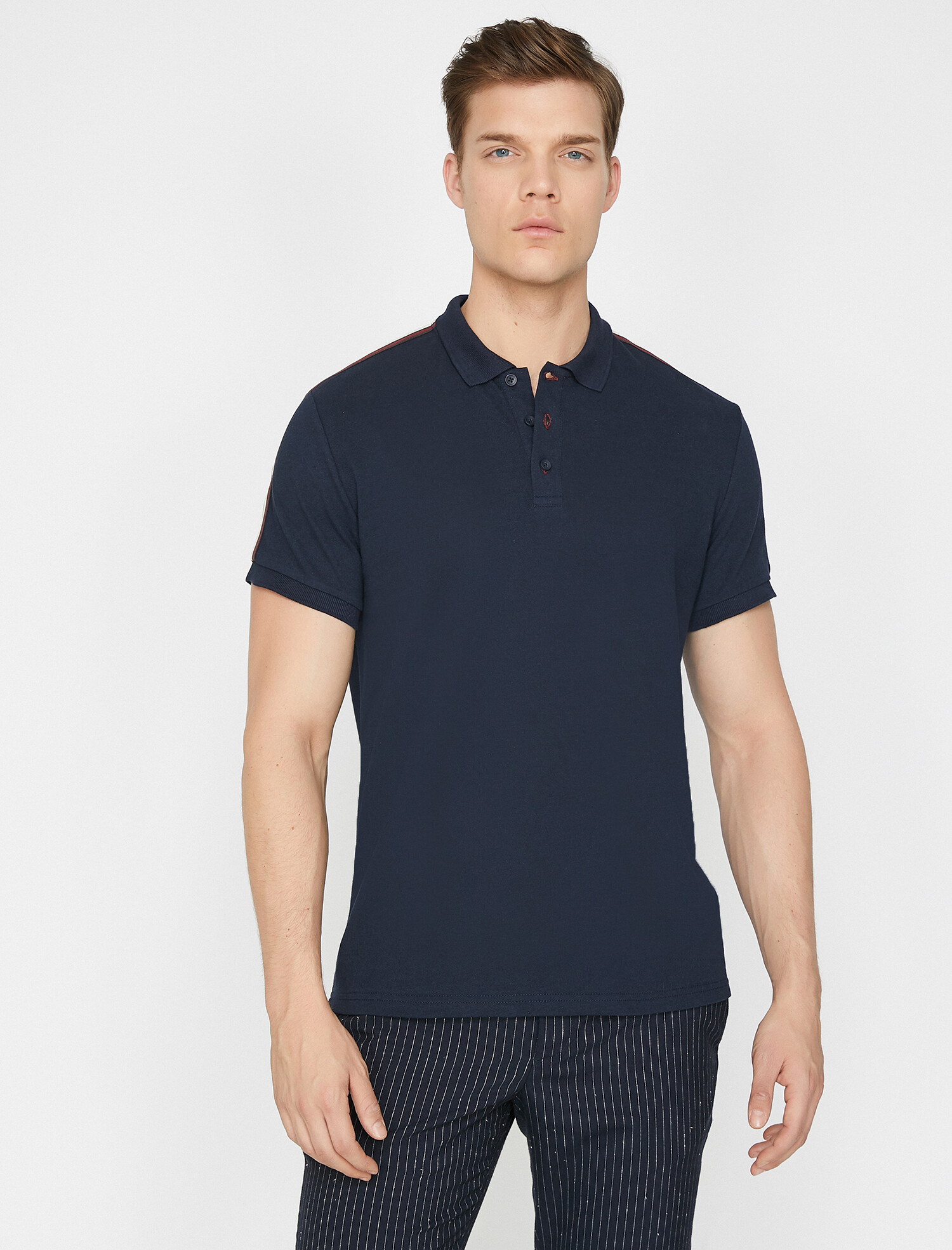 

Поло Koton 9YAM11541HK L Navy