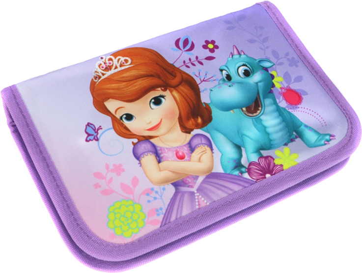 

Пенал HIPE Disney Sofia с 1 отделением и 2 отворотами Сиреневый (2000009310993)