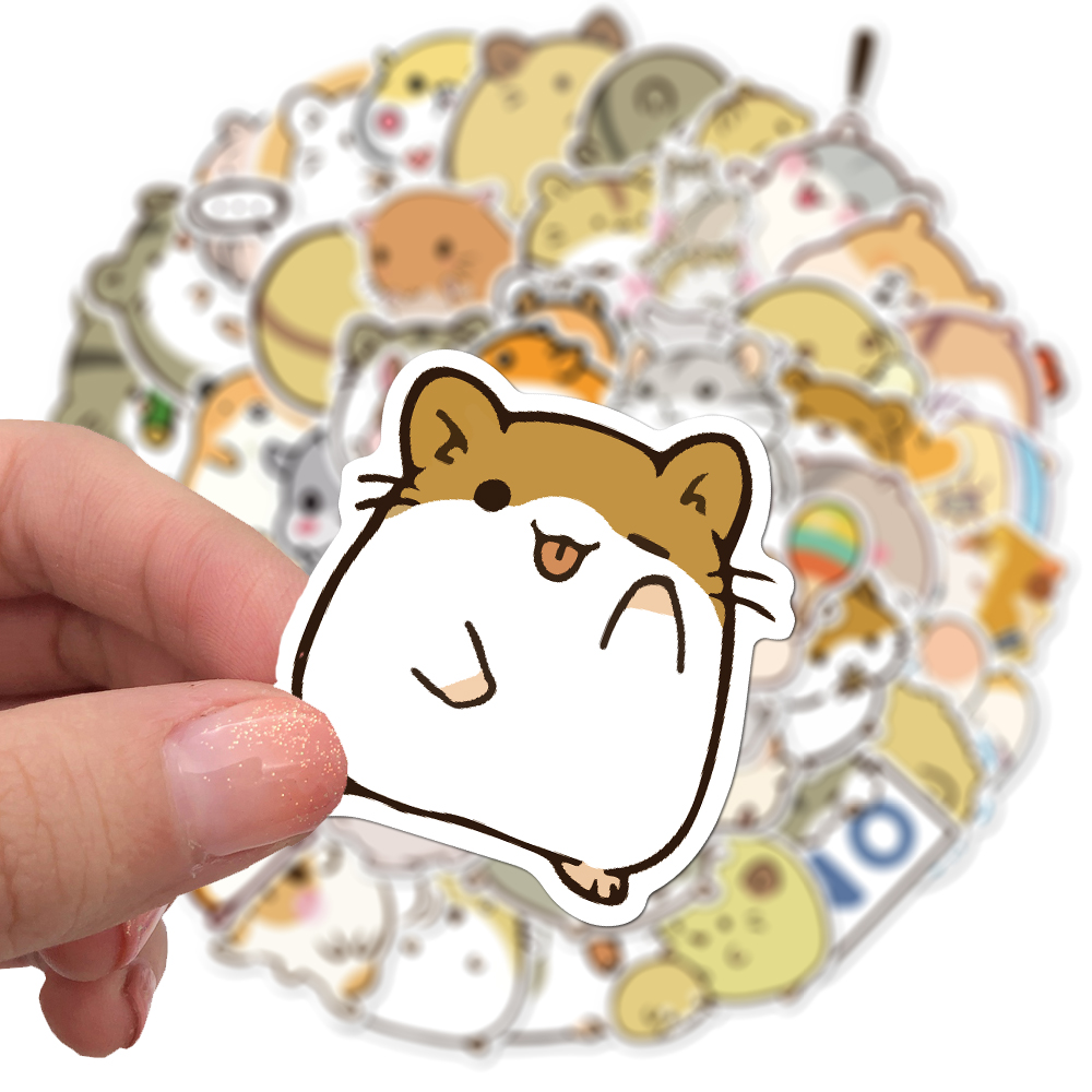 

Набор наклеек Весёлые Хомяки 50 шт. | Funny hamsters