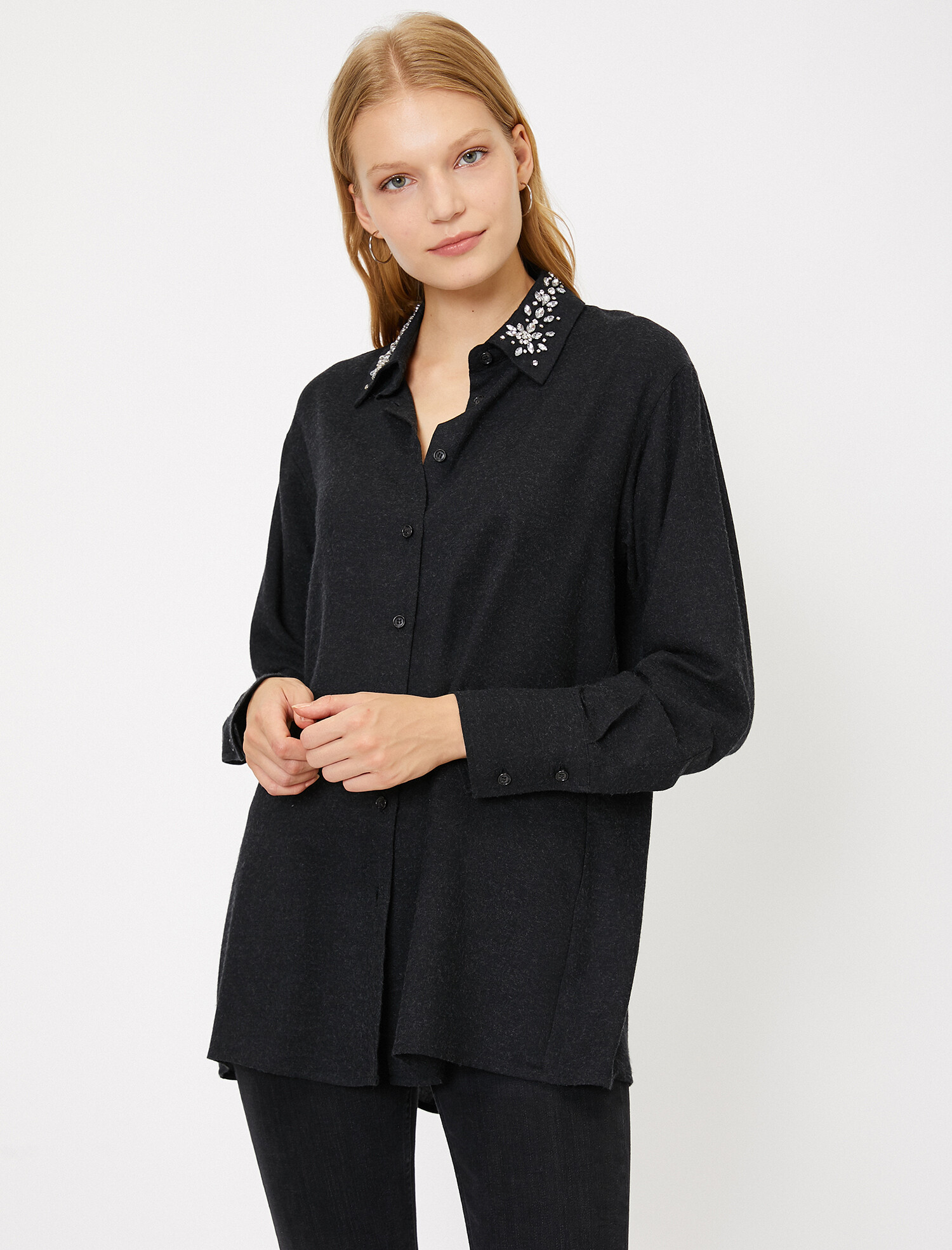 

Рубашка Koton 0KAK68125CW-999 38 Black