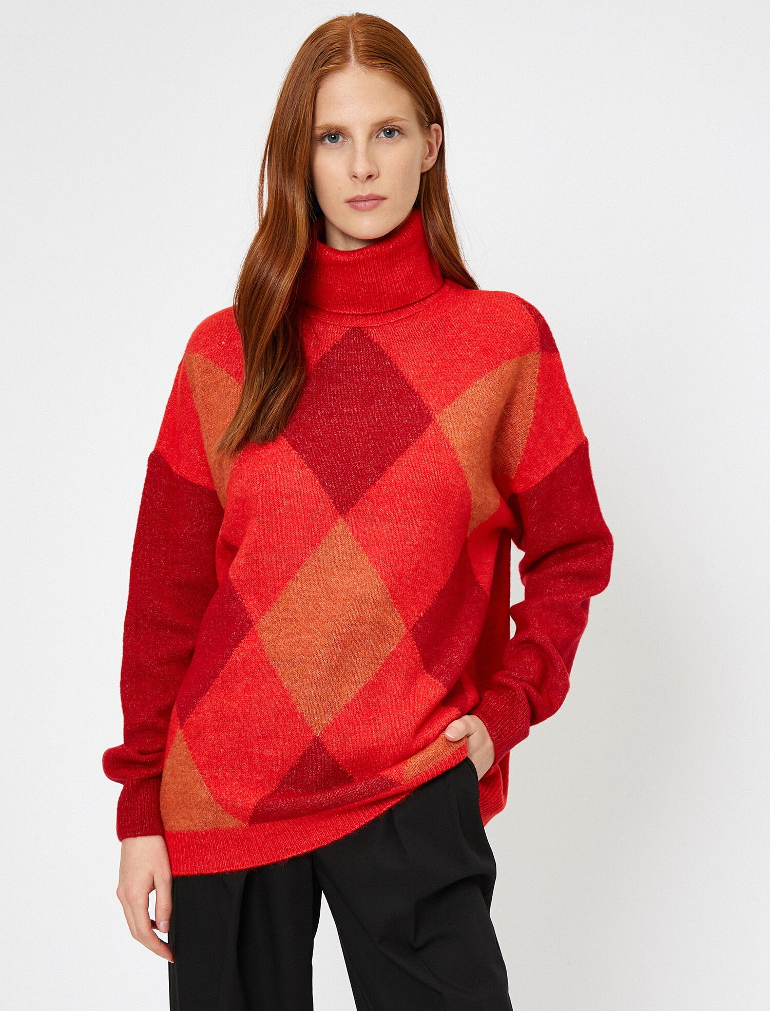 

Свитер Koton 0KAK92560HT-02U XL Red Design