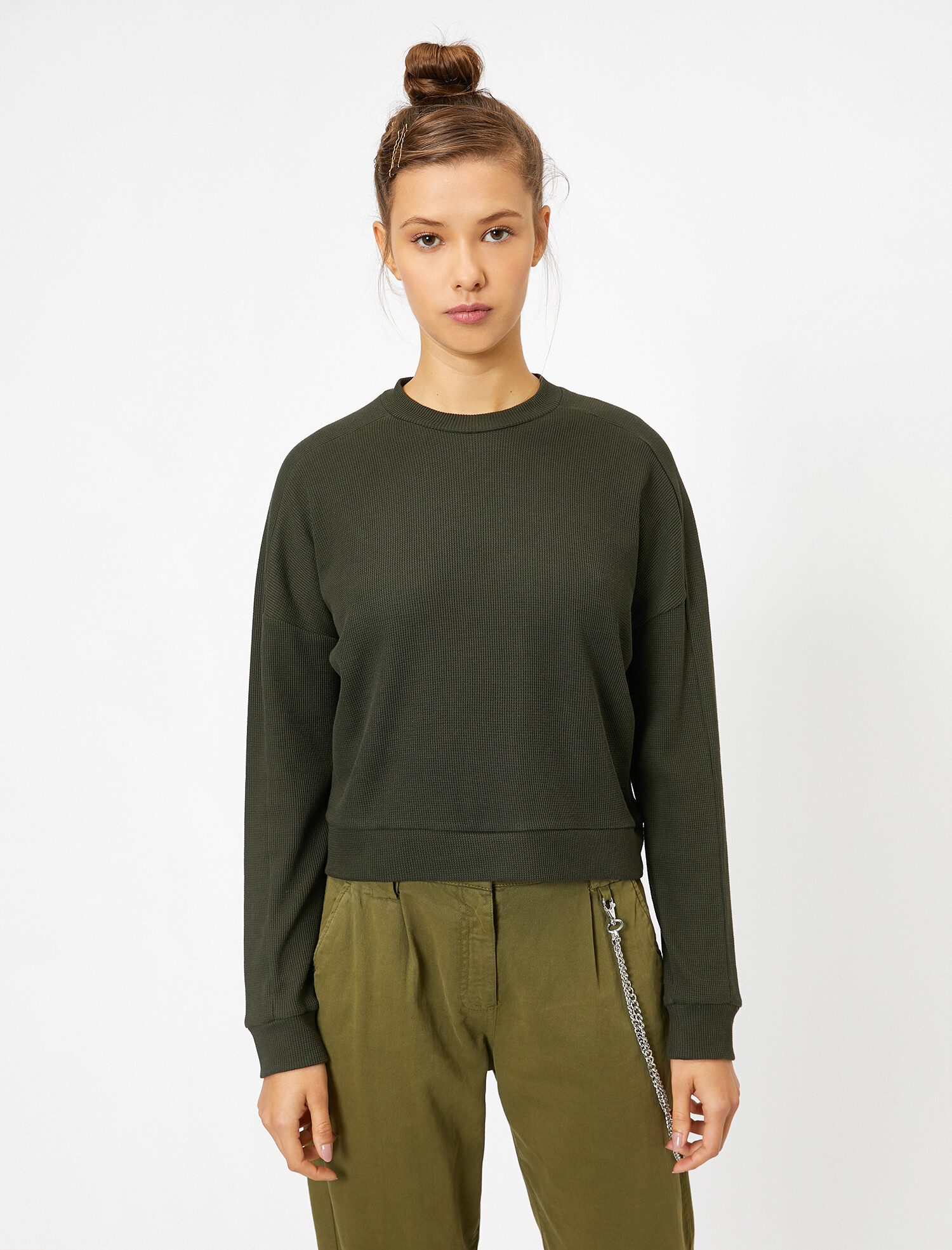 

Свитшот Koton 0KAL18104OK-848 M Khaki