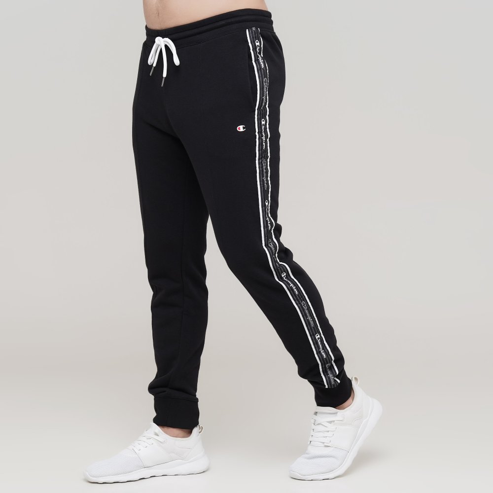 

Мужские спортивные штаны Champion Rib Cuff Pants Черный 48 (cha214226-NBK)
