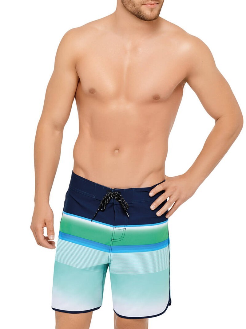 

Мужские шорты Marc&Andre XXL Бирюзовые в полоску Menswear (MS20-07)