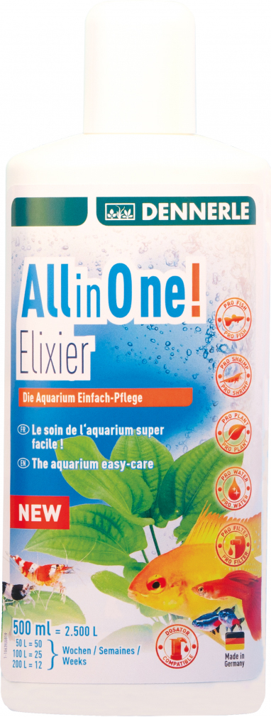 

Кондиционер для комплексного ухода за аквариумом Dennerle AllinOne! Elixier 500 мл
