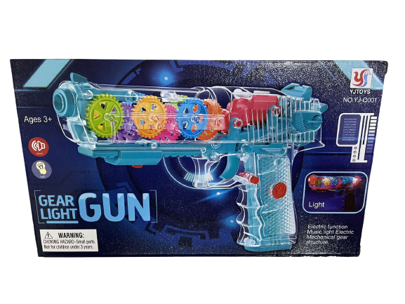 

Прозрачный интерактивный игрушечный пистолет Gear Light Gun ABC