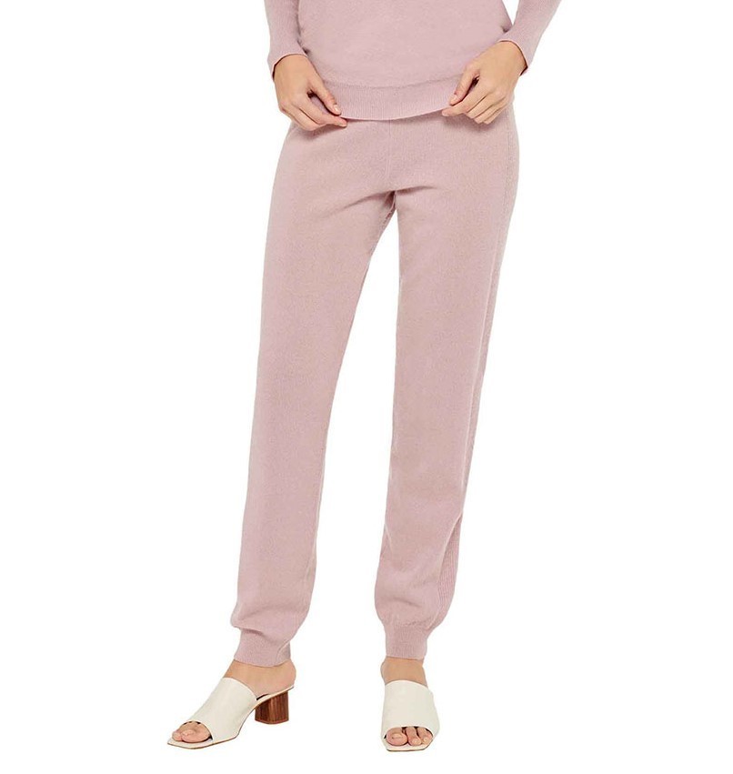 

Брюки Marc & Andre прямого свободного кроя 40 Розовые Cashmere Blend A9-00CH210