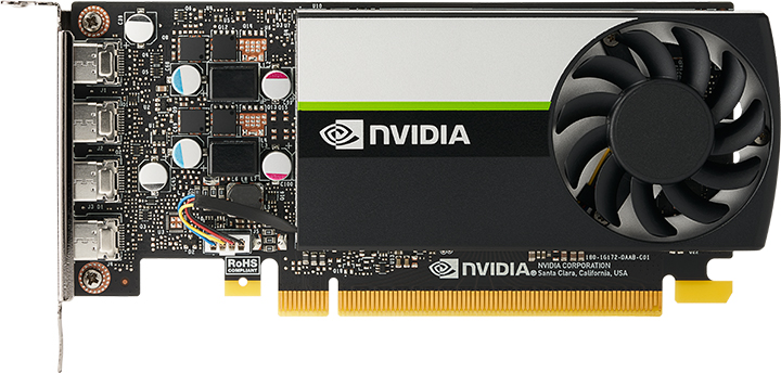 

PNY PCI-Ex NVIDIA T600 4GB GDDR6 (128bit) (4 x miniDisplayPort) (VCNT600-SB)