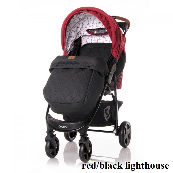 

Коляска Lorelli DAISY SET с автокреслом (red/black lighthouse)